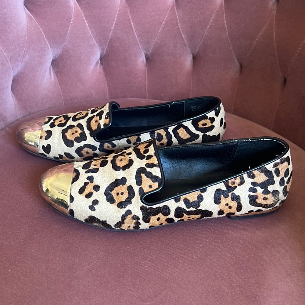 STEVEN Steve Madden Leopard Flats